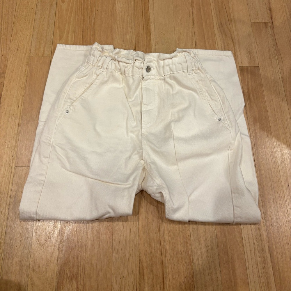 Zara Off-White Jeans